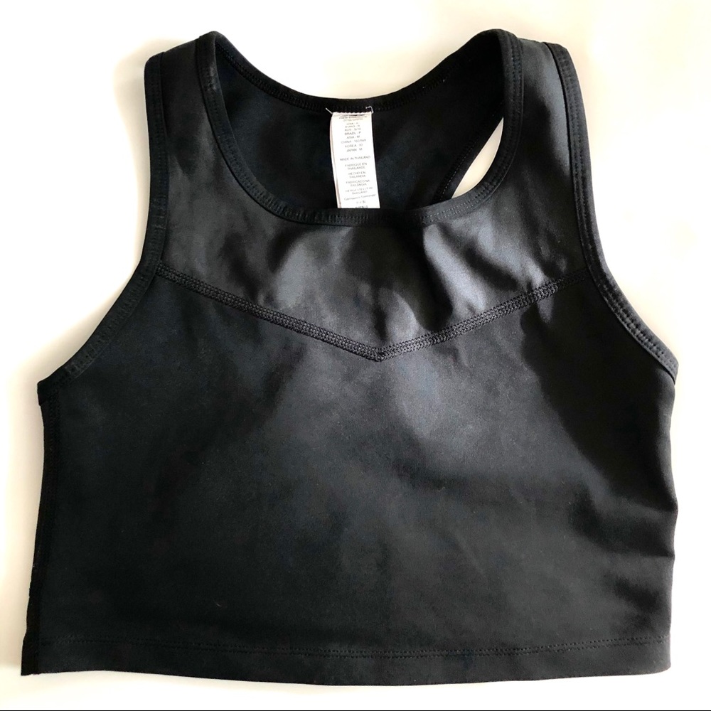 New balance crop work out top